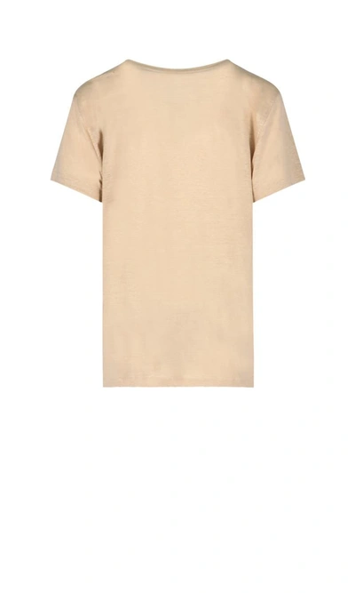 Shop Chloé Chloè T-shirts And Polos In Beige