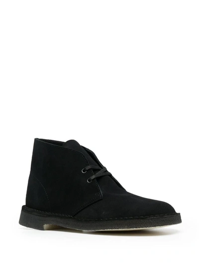 Shop Clarks Suede Ankle Boot In Black