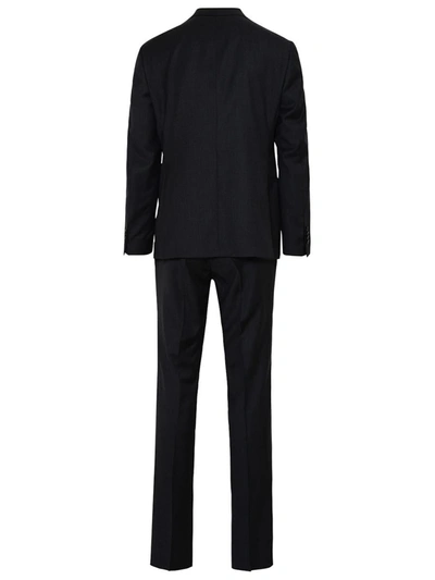 Luigi Bianchi Gray Virgin Wool Suit In Grey