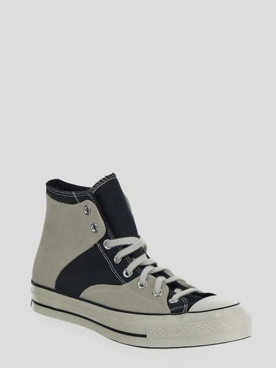 Shop Converse Sneakers In <p> Black And White Shoes With Round Toe