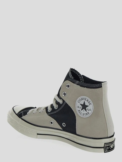 Shop Converse Sneakers In <p> Black And White Shoes With Round Toe