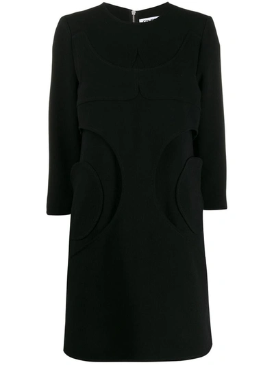 Shop Courrèges Dress Short Clothing In 999 Black