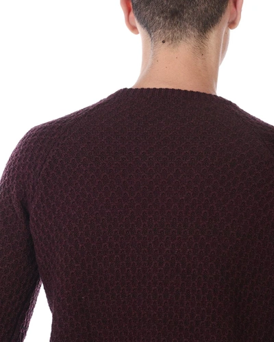 Shop Daniele Alessandrini Sweater In Wine
