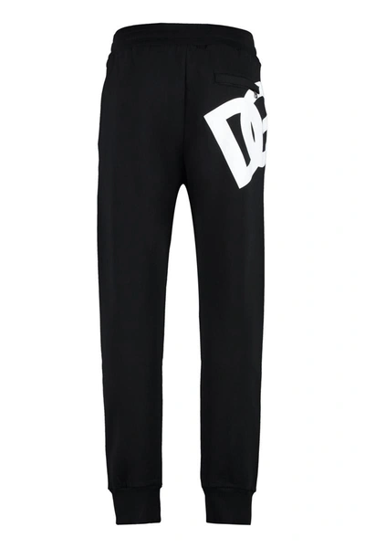 Shop Dolce & Gabbana Jersey Sweatpants In Black