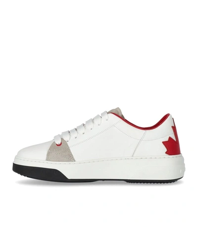 Shop Dsquared2 Bumper White Red Sneaker