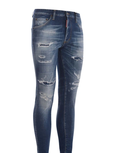 Shop Dsquared2 Jeans  "skinny Dan Jean" In Denim