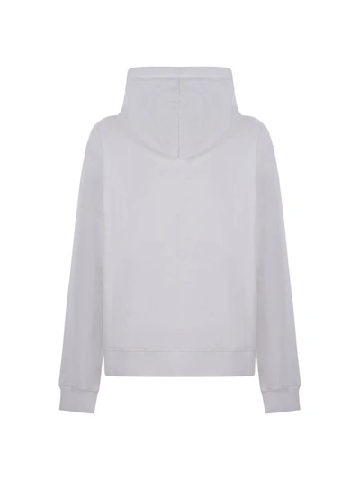 Shop Dsquared2 Hooded Sweatshirt  "icon" In White