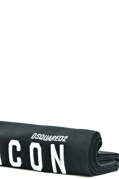 Shop Dsquared2 Scarfs In Black