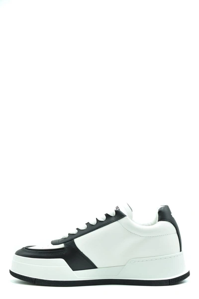 Dsquared2 Canadian Low Top Leather Sneakers In Multicolor