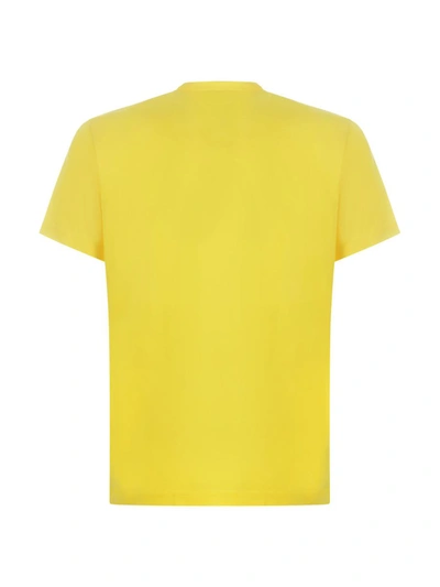 Shop Dsquared2 T-shirt  "icon" In Yellow