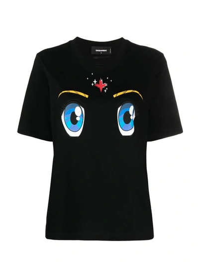 Shop Dsquared2 T-shirts And Polos Black