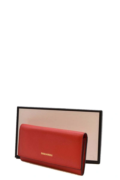 Shop Dsquared2 Wallet In Red