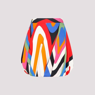 Shop Emilio Pucci Skirt In Multicolour