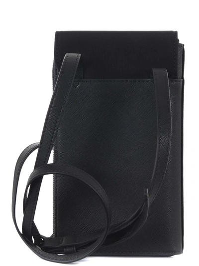 Shop Emporio Armani Mobile Phone Holder In Black