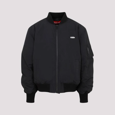 Shop 032c Classic Bomber Jacket In Black