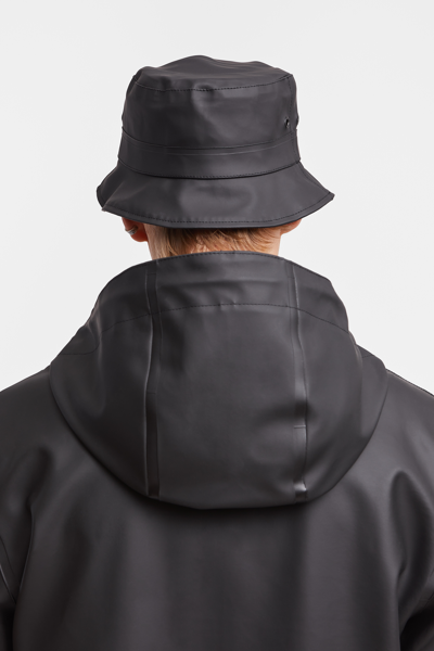 Stutterheim Beckholmen Bucket Hat In Black