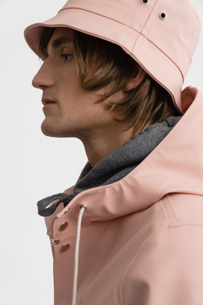 Stutterheim Beckholmen Bucket Hat In Pale Pink