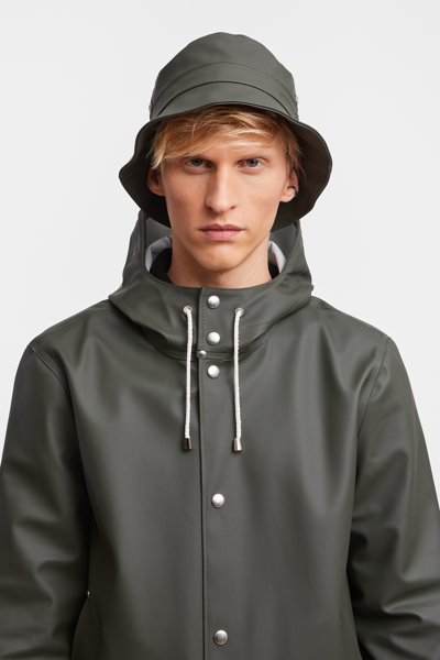 Shop Stutterheim Beckholmen Bucket Hat In Green