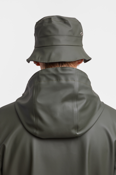 Shop Stutterheim Beckholmen Bucket Hat In Green