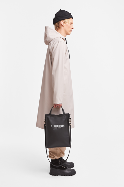 Shop Stutterheim Camden Parka In Light Sand