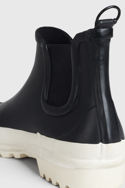 Stutterheim Chelsea Rainwalker Black/ In Black,white
