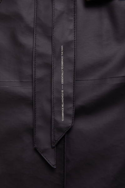Shop Stutterheim Kista Lightweight Trench Coat In Black