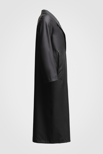 Stutterheim Mayfair Trench Coat In Black