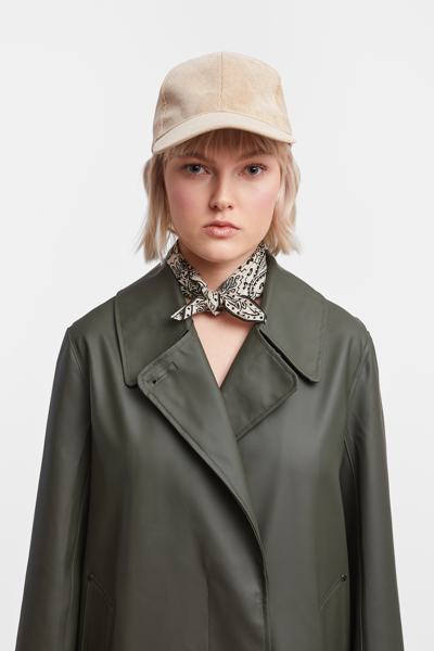 Shop Stutterheim Mayfair Trench Coat In Green