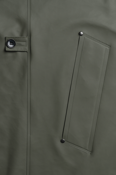 Stutterheim Mayfair Trench Coat In Green