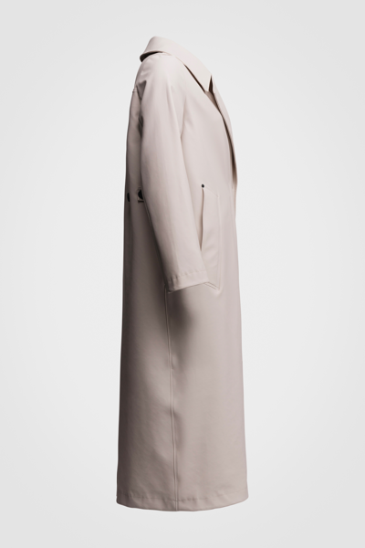 Stutterheim Mayfair Trench Coat In Light Sand