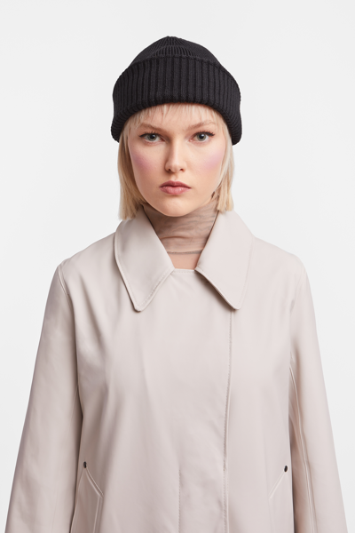 Stutterheim Mayfair Trench Coat In Light Sand