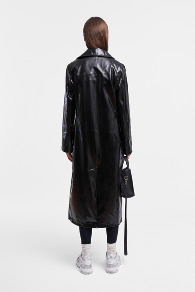 Stutterheim Mayfair Opal Trench Coat In Black