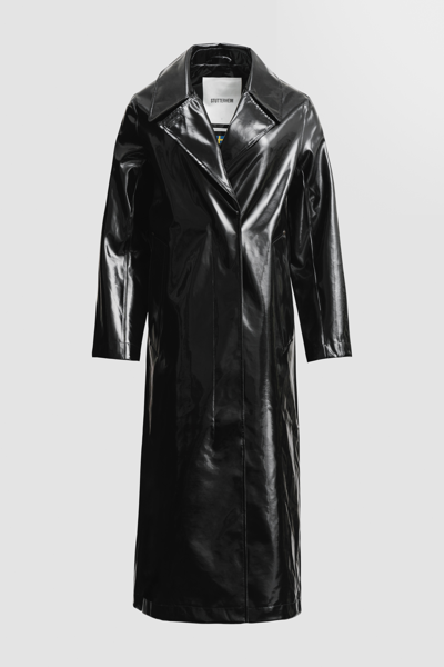 Stutterheim Mayfair Opal Trench Coat In Black