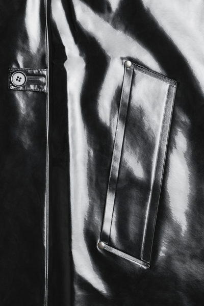 Stutterheim Mayfair Opal Trench Coat In Black