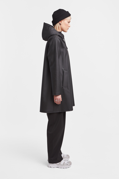 Shop Stutterheim Mosebacke Raincoat In Black