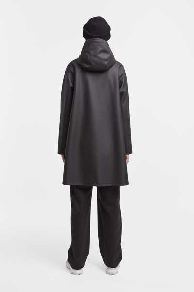 Shop Stutterheim Mosebacke Raincoat In Black