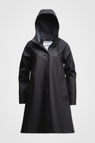 Shop Stutterheim Mosebacke Raincoat In Black