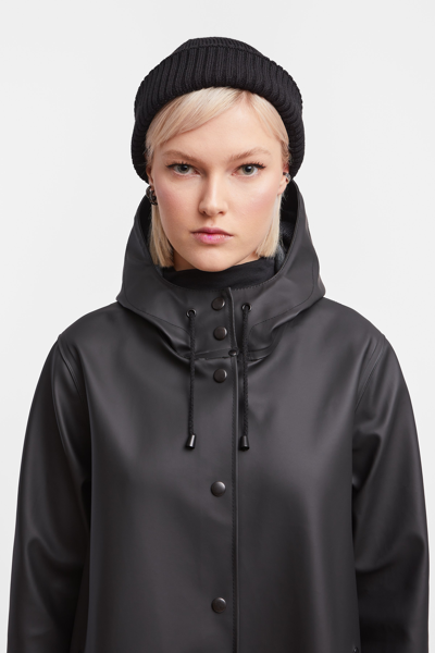 Shop Stutterheim Mosebacke Raincoat In Black