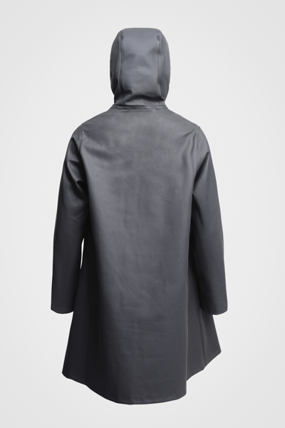 Shop Stutterheim Mosebacke Raincoat In Charcoal