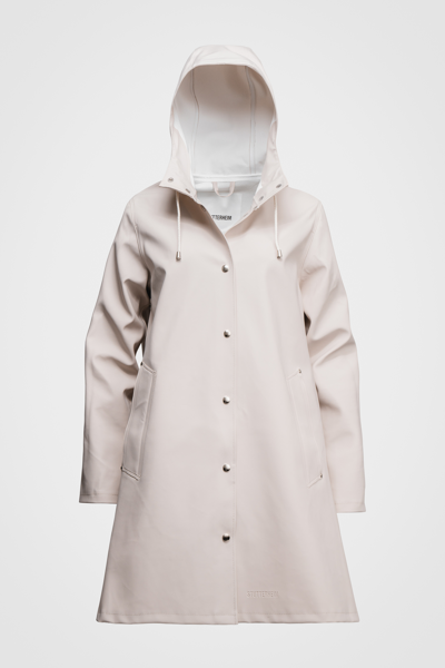 Stutterheim Mosebacke Raincoat In Light Sand