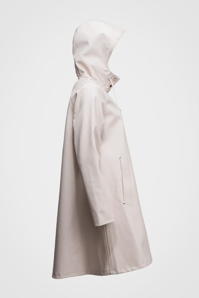 Stutterheim Mosebacke Raincoat In Light Sand
