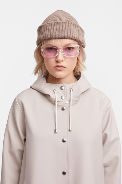 Stutterheim Mosebacke Raincoat In Light Sand