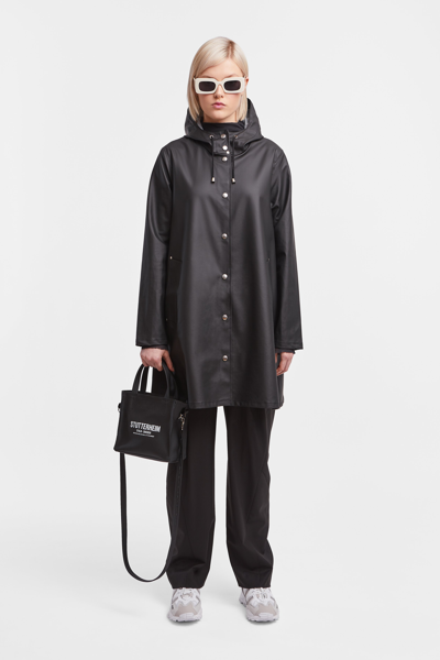 Shop Stutterheim Mosebacke Lightweight Raincoat In Black