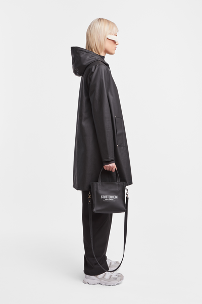 Shop Stutterheim Mosebacke Lightweight Raincoat In Black