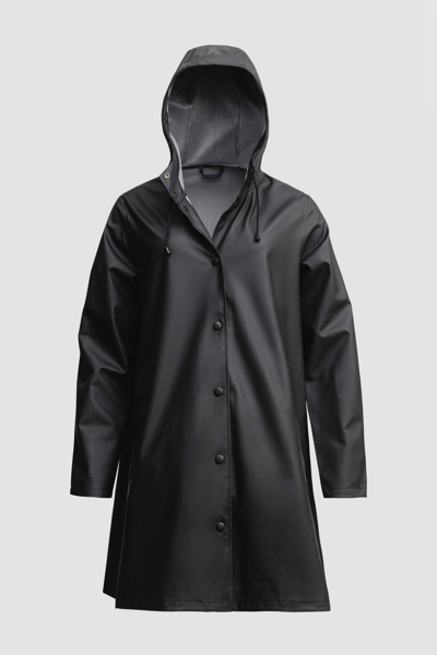 Shop Stutterheim Mosebacke Lightweight Raincoat In Black