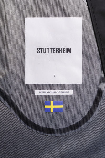 Stutterheim Mosebacke Lightweight Raincoat In Black