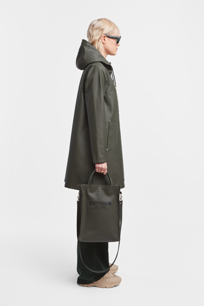 Shop Stutterheim Mosebacke Lightweight Raincoat In Green