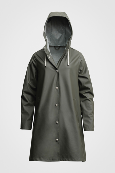 Shop Stutterheim Mosebacke Lightweight Raincoat In Green