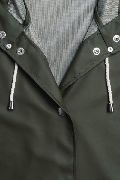 Shop Stutterheim Mosebacke Lightweight Raincoat In Green