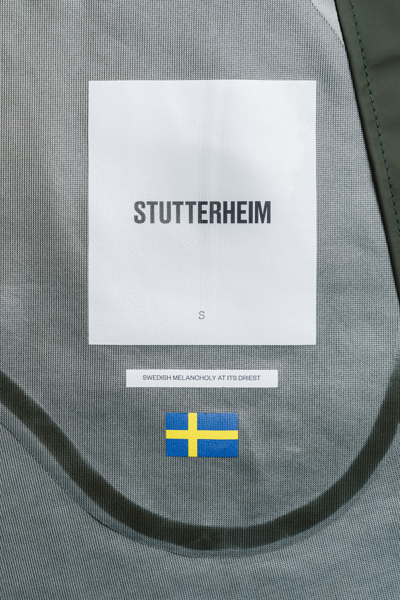 Stutterheim Mosebacke Lightweight Raincoat In Green